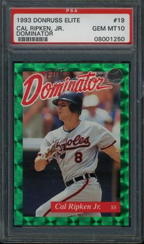 1993 DONRUSS CAL RIPKEN JR. ORIOLES deals HOF PSA 10 GEM MINT Card #559